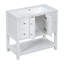 Meuble-lavabo simple 36 po avec plateau en résine Tayshawn-1148092646