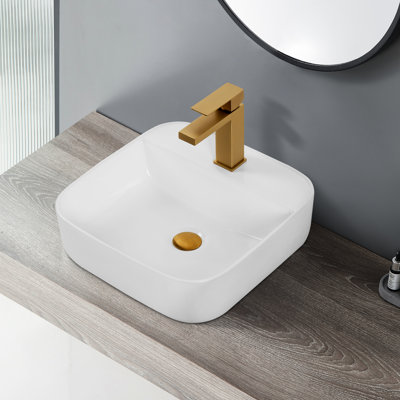 Ceramic Bathroom Countertop Washbasin - And Stylish Basin For Bath Versatile Practical Choice
