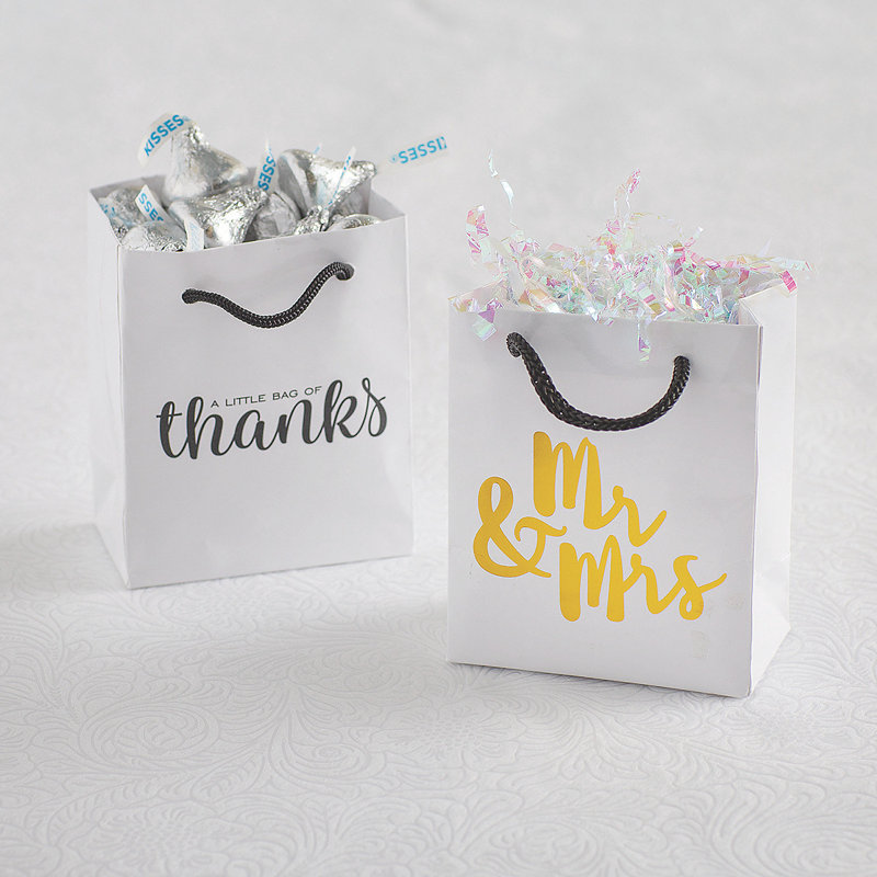 Sac cadeau jetable