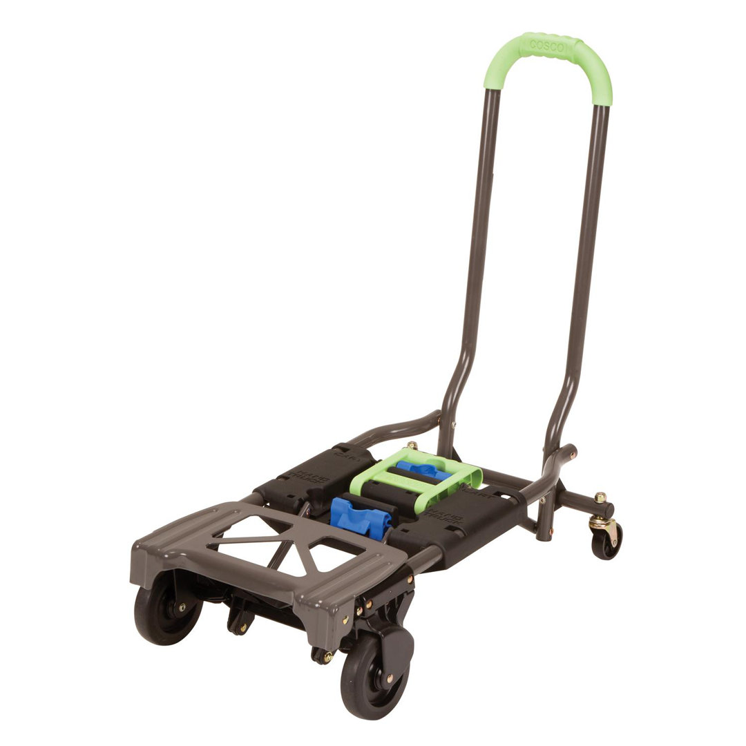 COSCO Shifter Multi-Position Folding Hand Truck and Cart COSCO Finish: Black / Green