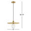 Luminaire suspendu convertible Favian-307443734
