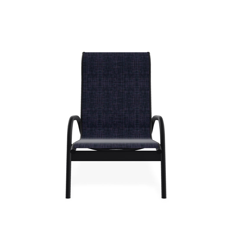 Gardenella Patio Chair, Black, Moments Navy