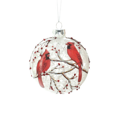 5.5'' Solid Colour Glass Ball Ornament