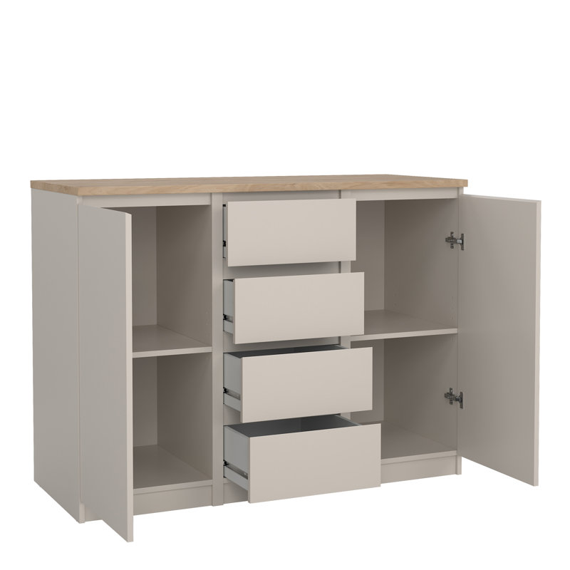 Bertraut 120.8cm Sideboard, Brown;Beige