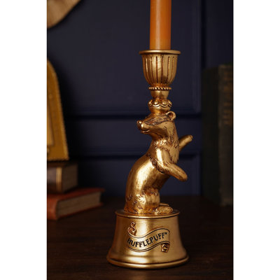 21 cm H Resin Candlestick