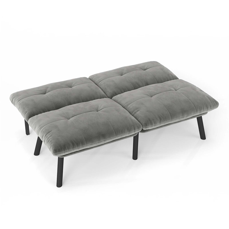 Canapé-lit convertible pliant moderne, Gris