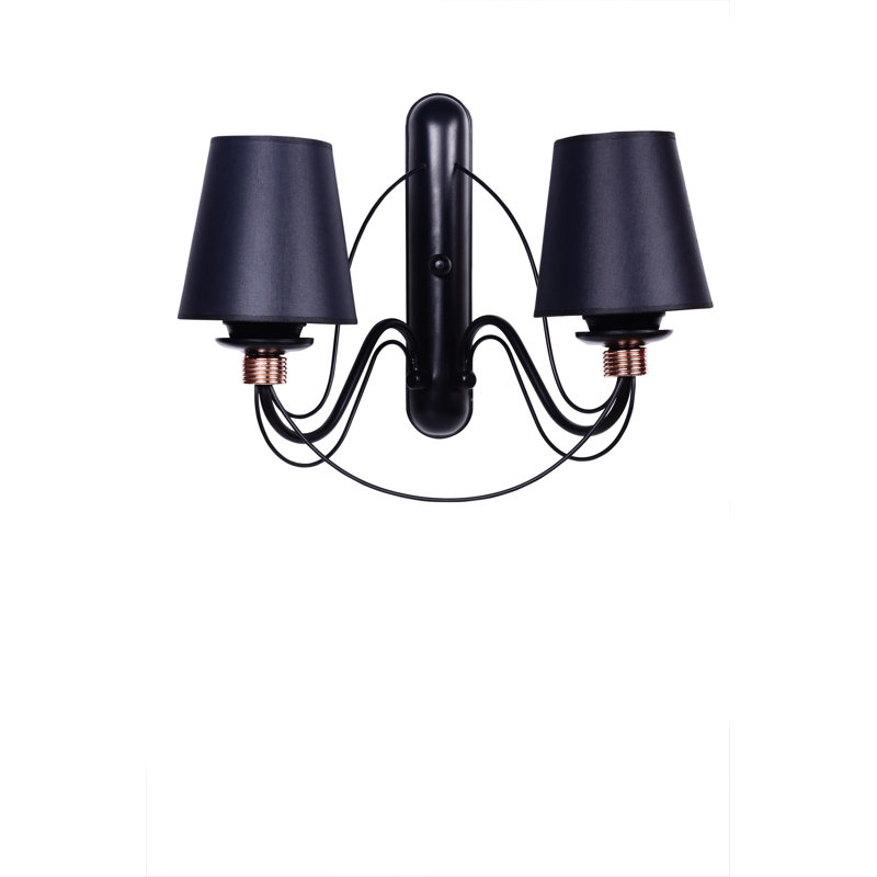 Bobbi LED Wallchiere, Black, Black