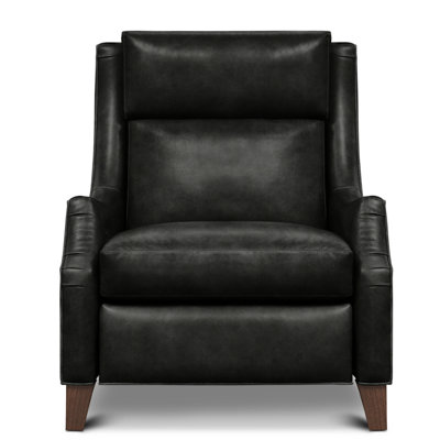 Fauteuil inclinable électrique en cuir véritable Talisman de 35 po de largeur