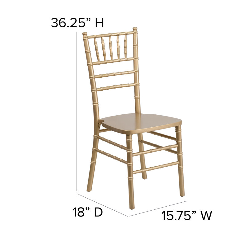 Fauteuil Chiavari Yasmin, Or