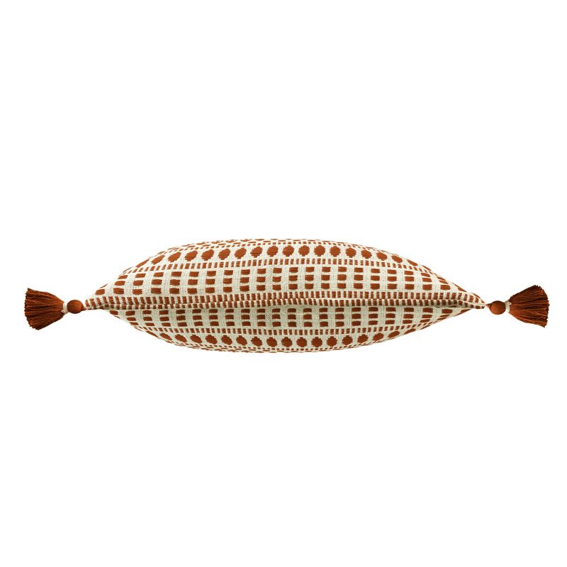 Yard Ganado Cushion, Cotton, Pecan, Feather