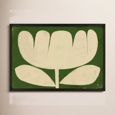 Flower on Green Painting