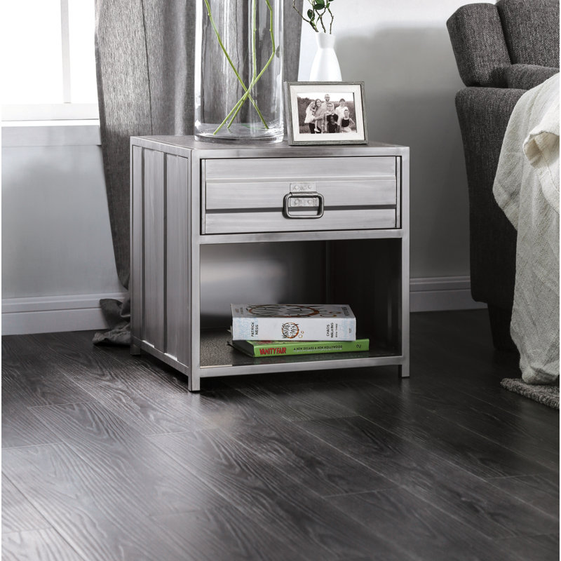 Adame 19.88'' W Metal Nightstand