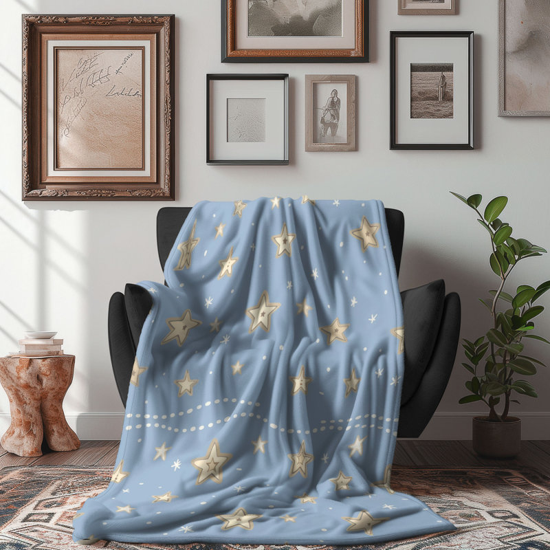 Boho Constellation - couverture 1 pièce, Lit simple