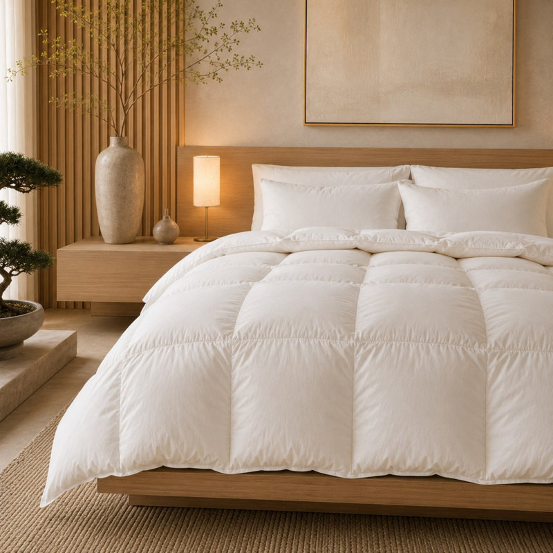 Down Duvet Insert - All Season Weight - Full/Queen - White, Queen