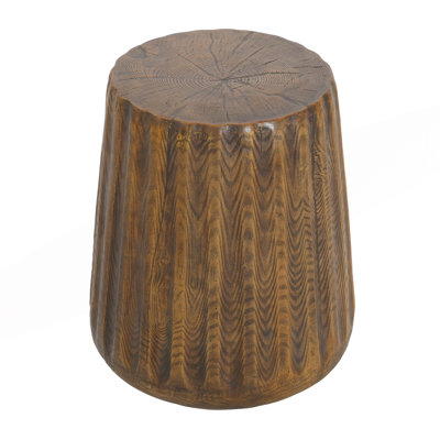 Side Table, Durable Tree Stump Style End Table