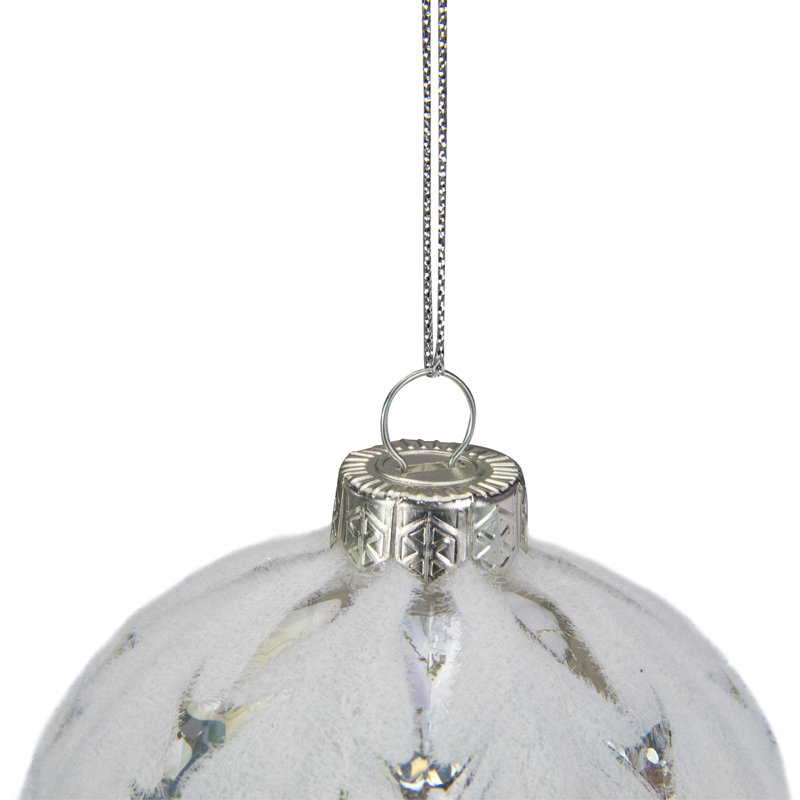 Ornement de Noël 3,25 "transparent