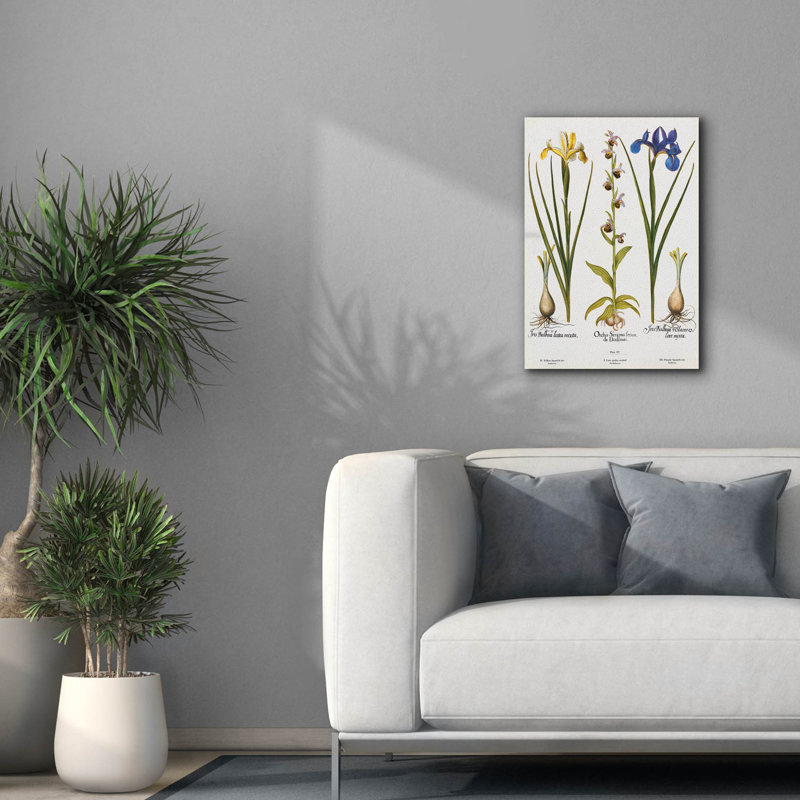 «Orchids» par Art Licensing Studio, art mural sur toile, H 26 po x l 18 po x P 0,75 po