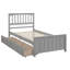 Lit plateforme simple avec deux tiroirs-607033887