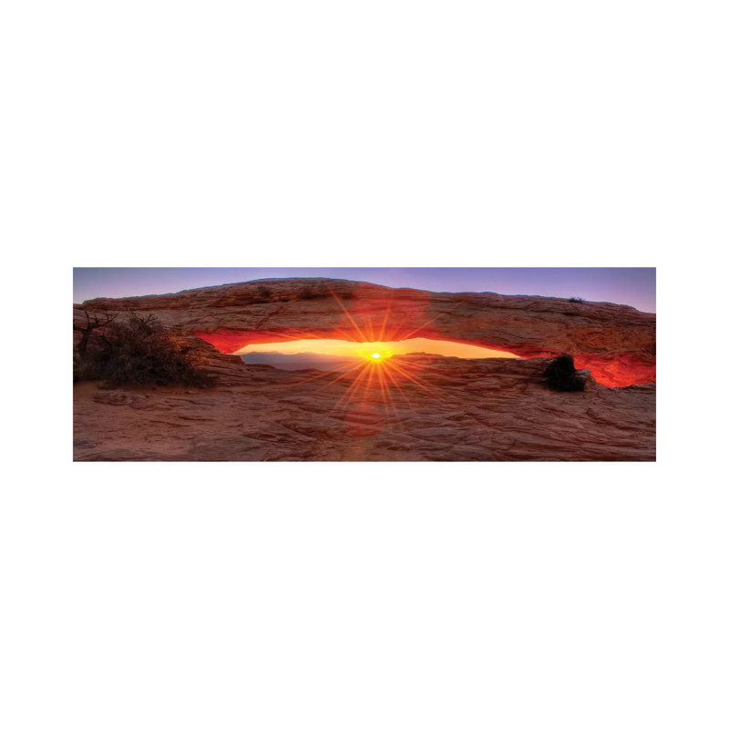 Mesa Arch Sunrise by Joseph Rowland - Wrapped Canvas Panoramic Gallery-Wrapped Canvas Giclée