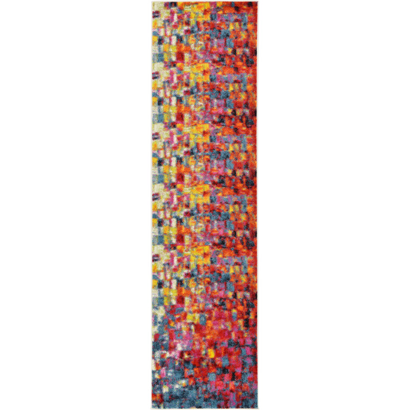 Marianne Abstract Indoor Rug, Runner 2'7" x 10'