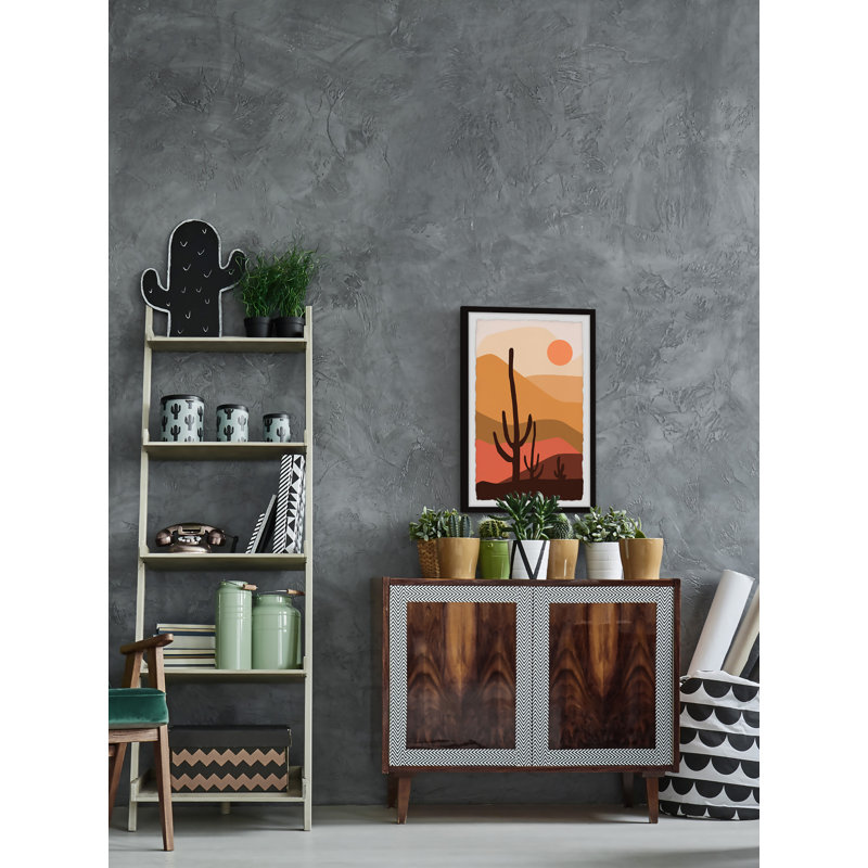 Cactus Hill - Single Picture Frame Painting, 61cm H x 41cm W