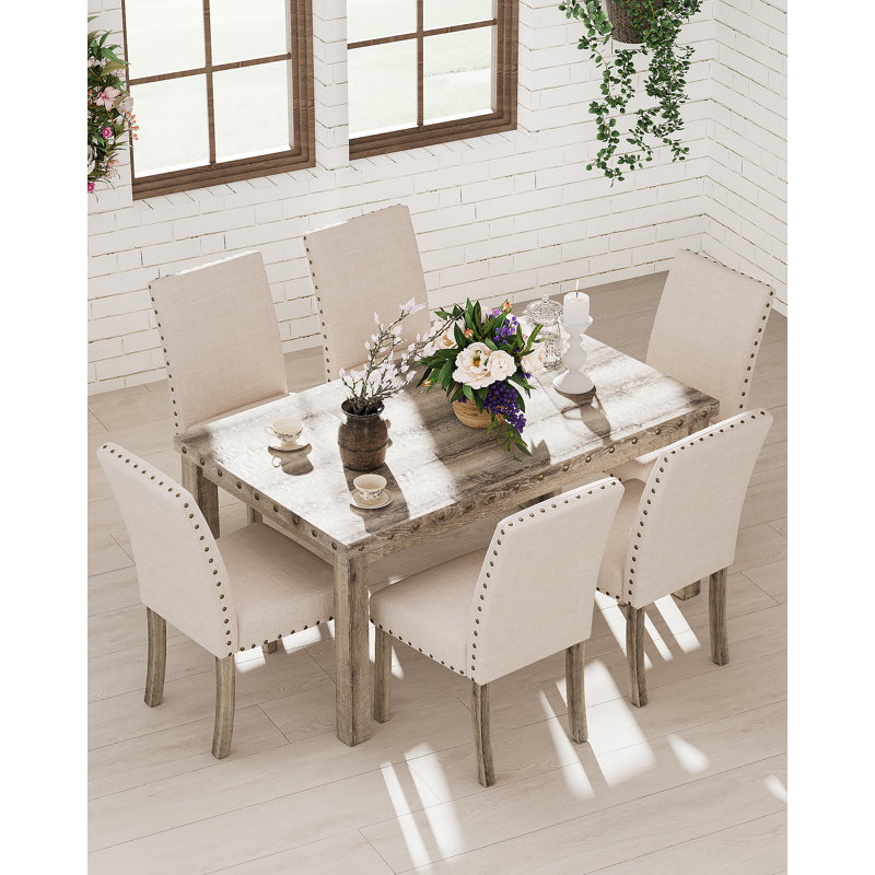 Fort Trinette 7 - Piece Dining Set