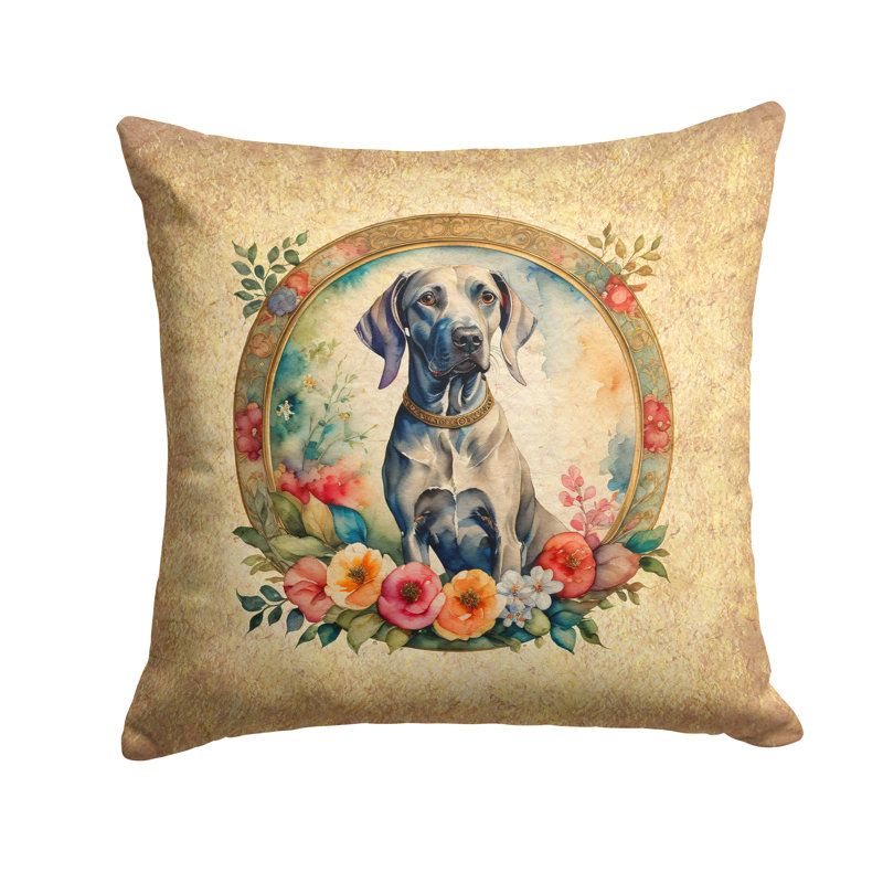 Outdoor Throw Pillow, 14" H x 14" W x 3" D