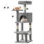 Arbre à chat H 44 po avec perchoir, condo, hamac et poteau à griffes-1170653269