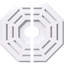 Médaillon de plafond contemporain en PVC Westin-36078446