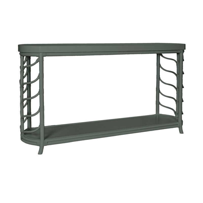 60 in. Solid Wood Console Table, Evergreen