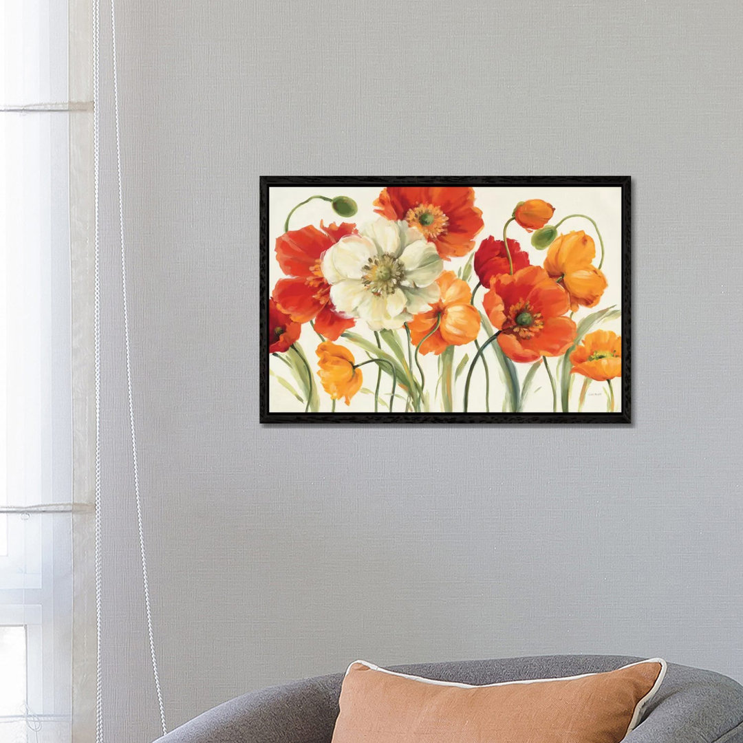 Leinwandbild Poppies Melody I von Lisa Audit