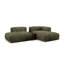 Betsayda 2 Seater Corduroy Corner Sofa -482205684