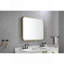 Miroir mural de salle de bain à DEL avec antibuée et éclairage réglable