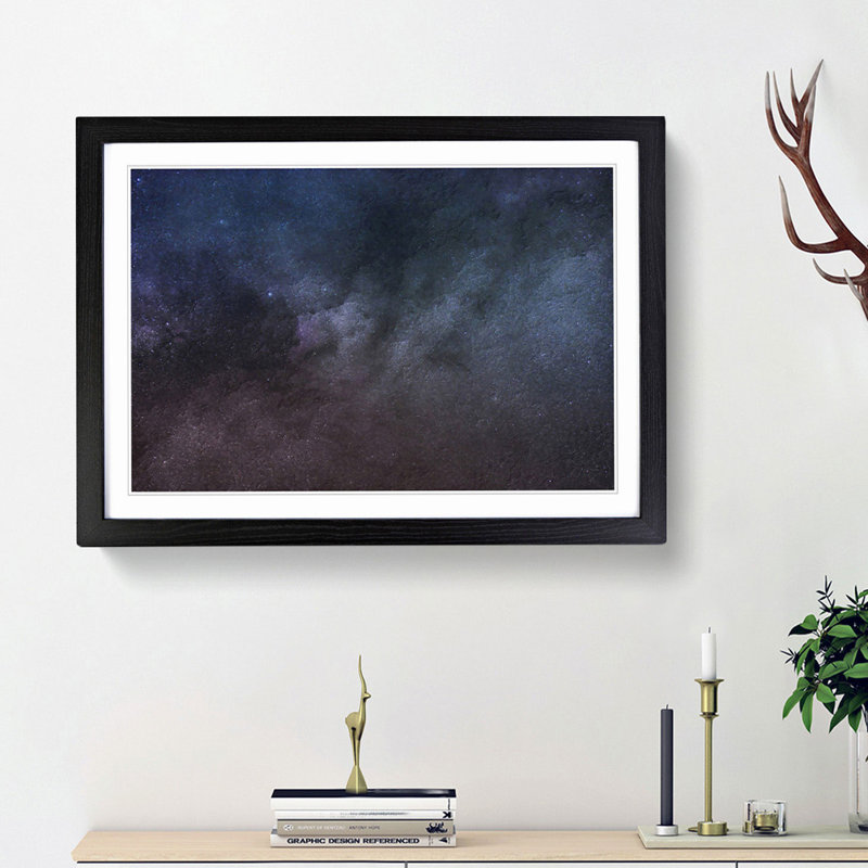 Universe in Abstract Vol.44 in Abstract - Picture Frame Graphic Art Print, Black Framed, 62cm H x 87cm W x 2cm D