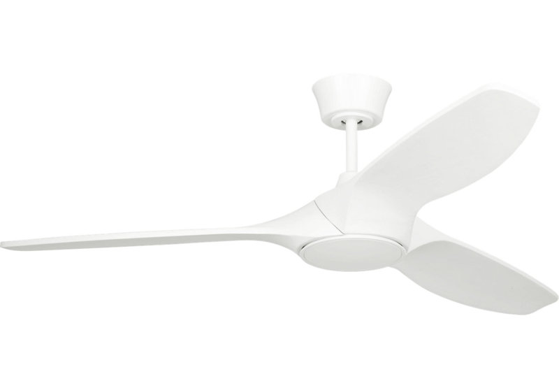 Selen Smart LED Ceiling Fan, 52" Wide, Matte White, Matte White