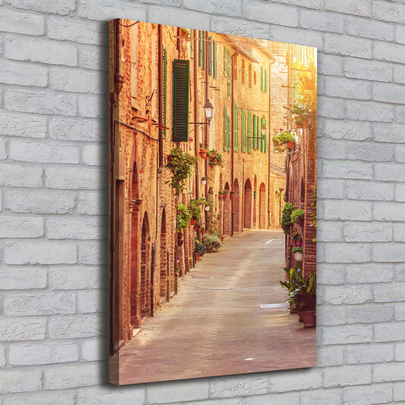 Italian Streets - Wrapped Canvas Print
