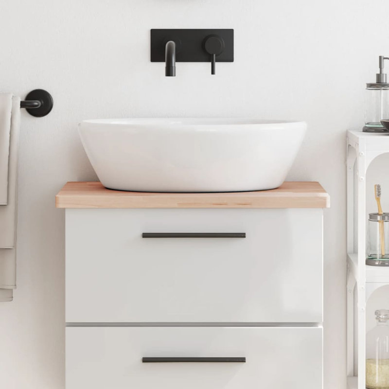 Lembert 60cm Solid Wood Bathroom Vanity Top