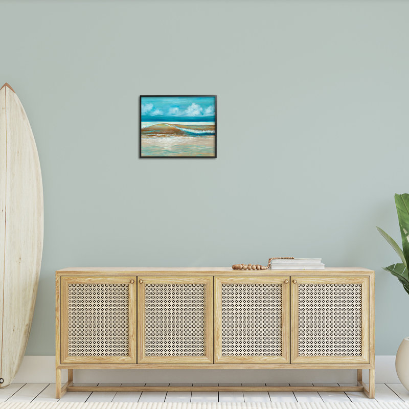 Art moderne, estampe numérique de vagues de la mer par Liz Jardine, H 16 po x l 20 po