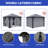 10ft x 10ft Hardtop Gazebo, Patio Gazebo, Outdoor Paviliion, Outdoor Canopy Gazebo with Double Layered Curtains : Netting Mesh and Polyester Curtains-99482091
