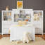 Massive Storage Capacity Wood Platform Bed Family-Friendly-861616807