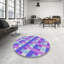 Tapis mauve à motif géométrique Klima-99715377