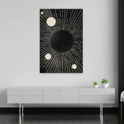 Contemporary Art Abstract Contemporary Geometric Landscape Nature Wall Art 1 Piece Wrapped Canvas Wall Art