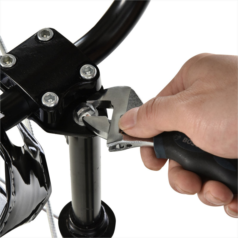 Scooters pour enfants de 5 ans et plus avec roues en caoutchouc de 12 pouces et trottinette