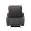 Deandre Top Grain Leather Power Motion Recliner with Metal Base