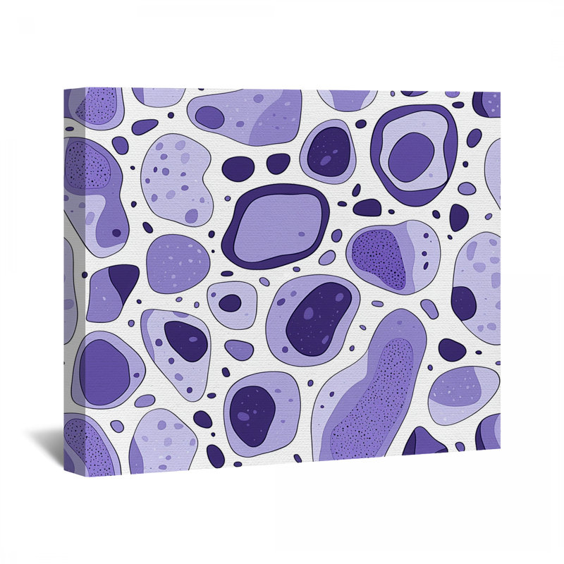 Pebbles Canvas Wrap - Pattern Wall Decor, 24" H x 36" W
