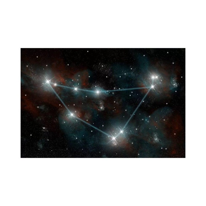 The Constellation Capricorn The Sea Goat by Marc Ward - Wrapped Canvas Print, 101.6 cm H x 66.04 cm W x 3.175 cm D