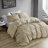 Maca Texture Print Comforter Set-537814367-537814354