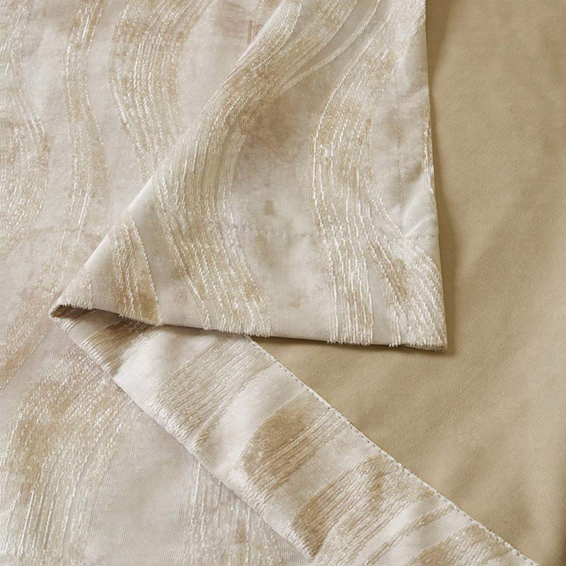 Panneau de rideau occultant avec œillets en jacquard imprimé (seulement 1 panneau PC), L 50 po x L 84 po