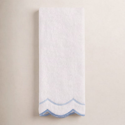 Peri Home Scallop Cotton Hand Towel