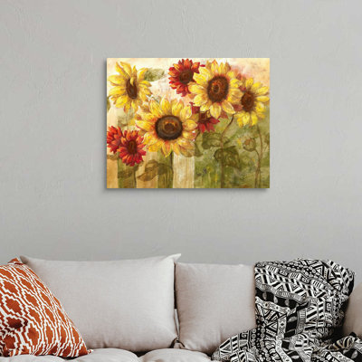 «Sunflower's Delight», art mural sur toile